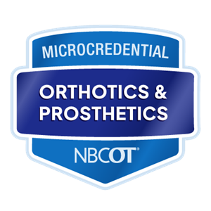 Microcredential Orthotics & Prosthetics digital badge